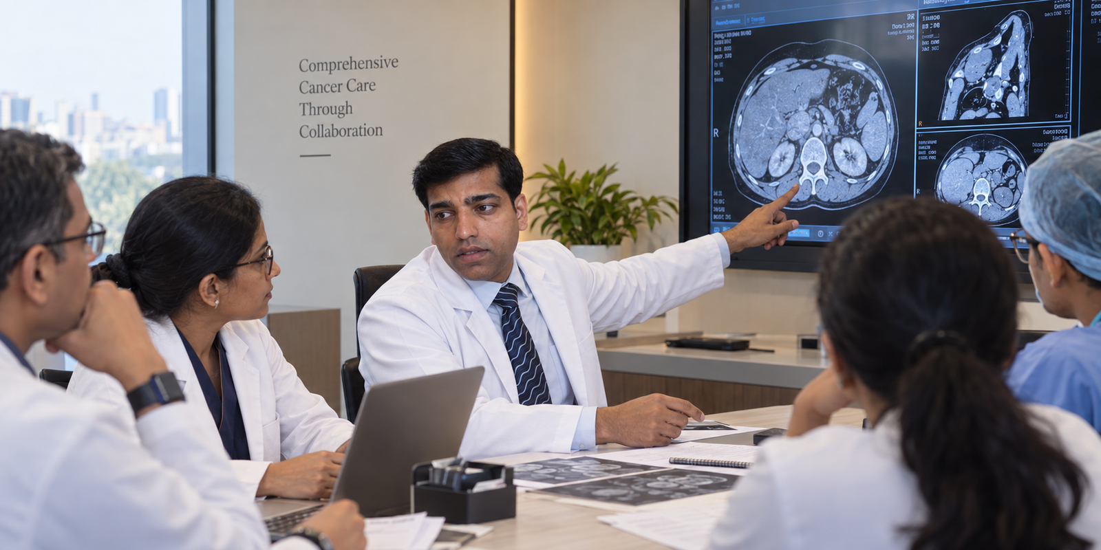 Multidisciplinary tumour board at Surabhi Oncology